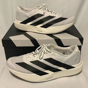 Adidas Adizero EVO SL White Black JH6206 Running Shoe Men’s Size 14